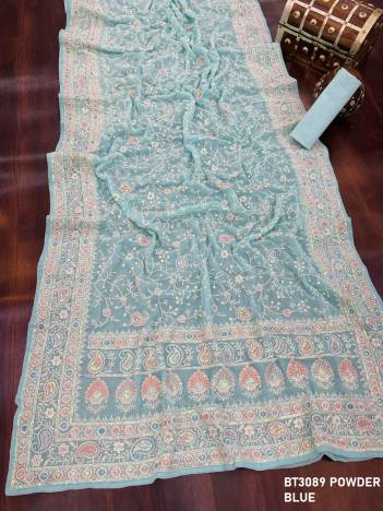 D.NO. BT3089 COLOUR’S BY BT GEORGETTE SAREE MANUFACTURER IN INDIA